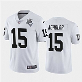 Nike Raiders 15 Nelson Agholor White 2020 Inaugural Season Vapor Untouchable Limited Jersey Dzhi,baseball caps,new era cap wholesale,wholesale hats